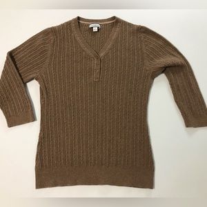 Croft & Barrow Knitted Long Sleeve Sweater